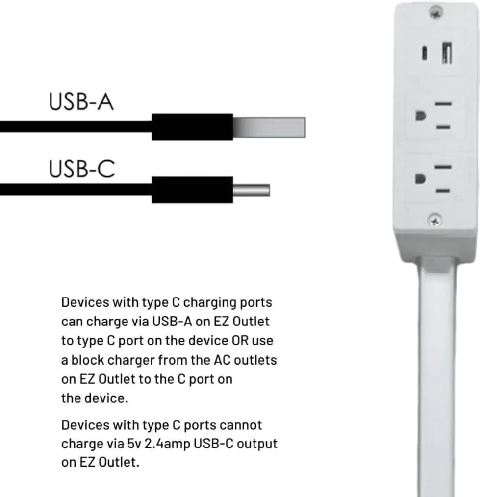 Power Socket Sofa and Bedside Extender