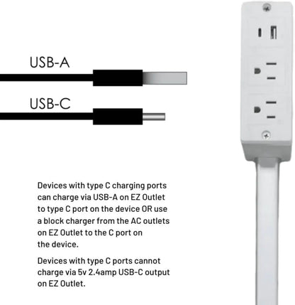 Power Socket Sofa and Bedside Extender